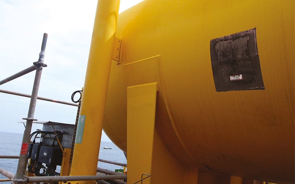 TANKiT® — reparo emergencial de tanque